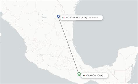 The earliest flight departs at 0015, the last flight departs at 1617. . Oaxaca flights